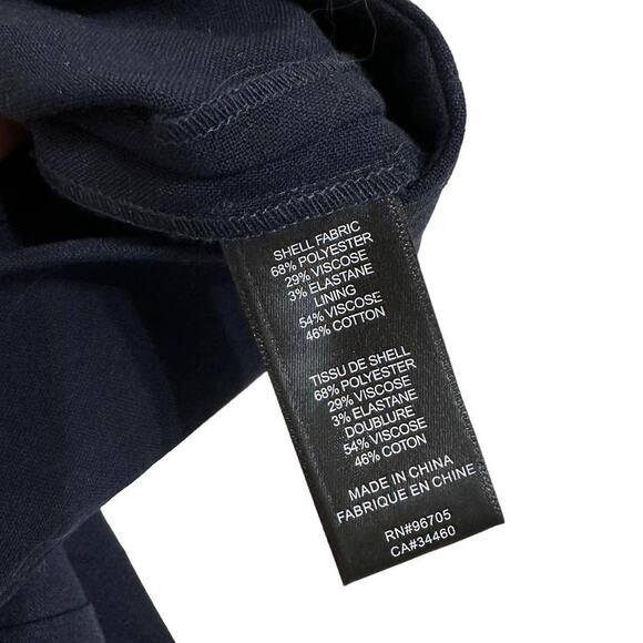 Tailored‎ Rebecca Taylor Straight Leg High Rise Clean Suit Dress Pants Size 2 - Picture 5 of 6